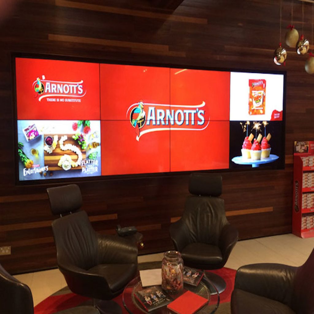 JDS Arnotts Video Wall Digital Signage