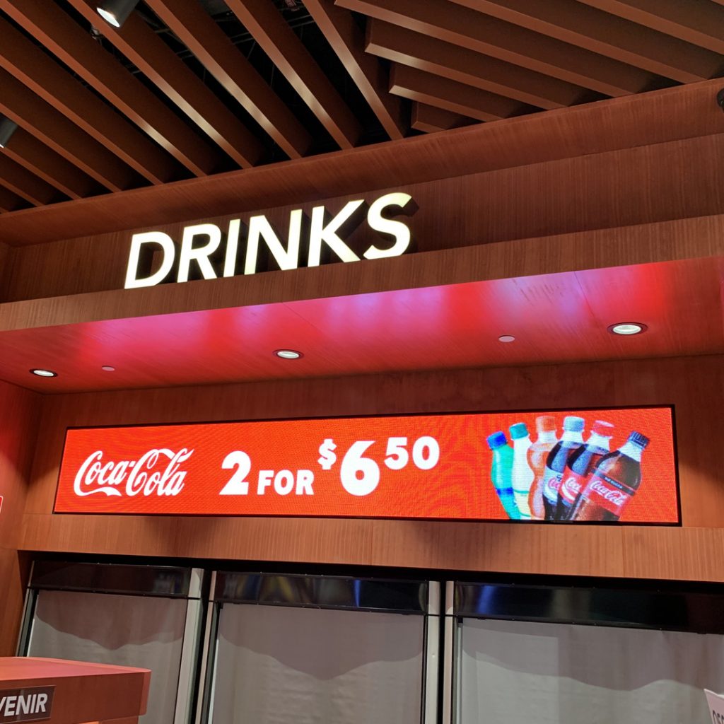 JDS Drink fridge LED Signage