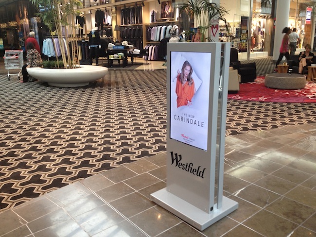 JDS Westfield Installs Aeris Digital Posters