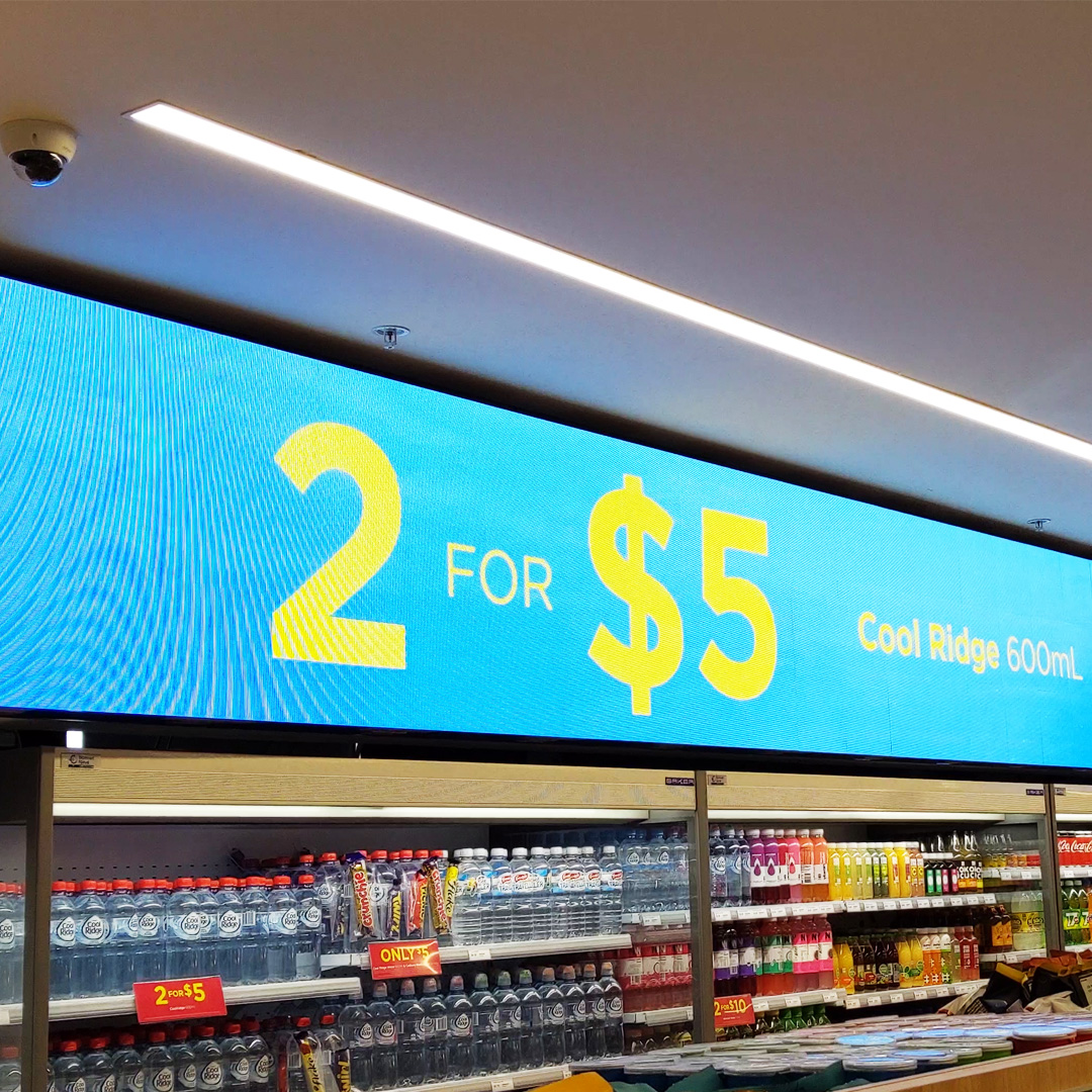 JDS WH-Smith APPerth Fridge LED Digital Signage